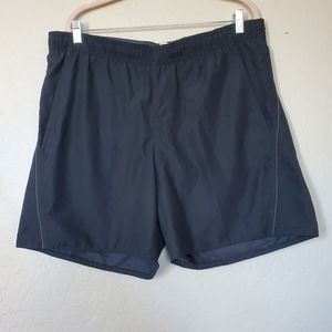 Nike Plain Black Swimming Trunks Men's Size Large